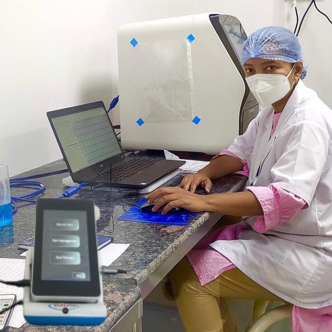 Diabetic Laser used by Doctor